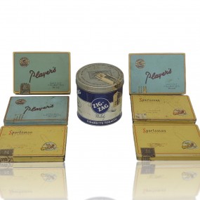 #59499 -  Player's and Zig-Zag tobacco package and can
