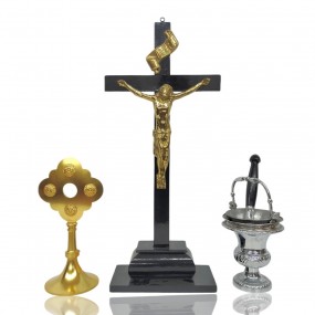 #59554 - 45$ à 120$ ch. Lot of vintage religious items 