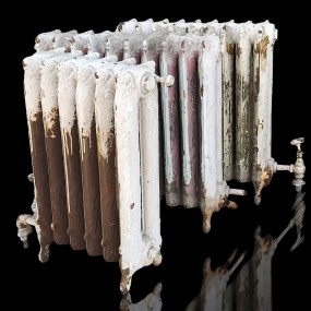 #59583 - 175$ ch. Antique cast iron radiator — decorative heating