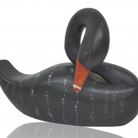 #59638 - 55$ Painted wooden duck decor
