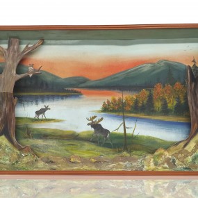 #59620 -  Sign Albert demers, folk art
