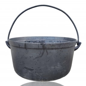 #59637 - 145$ Antique black cast iron cauldron