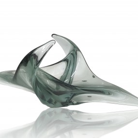 #59611 - 45$ Sculptural glass centerpiece