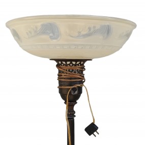 #59615 - 225$ Lamp with glass shade, floor lamp