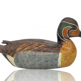#59712 -  Canard décoratif signé Léo Chagnon, Sorel 