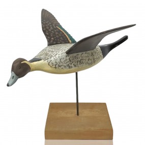 #59734 -  Magnifique canard décoratif sculpté par Léo Chagnon, Sorel 