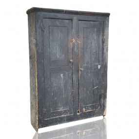 #59741 -  Armoire antique en pin, style Adam, clous forgés, telle que trouvée