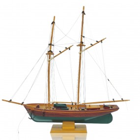 #59756 - 135$ Two-mast sailboat model, fine details, nautical decor. #59756 - 135$ Two-mast sailboat model, fine details, nautical decor.