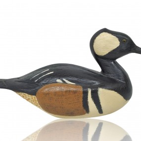 #59913 - Wooden duck hunting decoy signed Leo Chagnon from Sorel #59913 - Wooden duck hunting decoy signed Leo Chagnon from Sorel