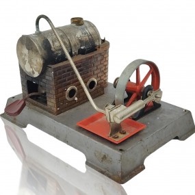#59903 - Vintage steam engine toy — mechanical collectible #59903 - Vintage steam engine toy — mechanical collectible