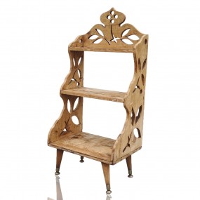 #59876 - 115$ Antique openwork shelf — 3 tiers rustic charm #59876 - 115$ Antique openwork shelf — 3 tiers rustic charm