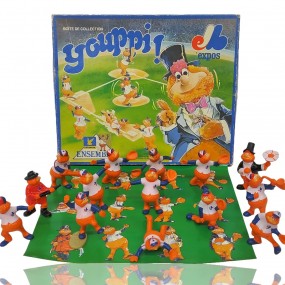 #59928 - Complete Youppi! Expos figurine set, original box #59928 - Complete Youppi! Expos figurine set, original box