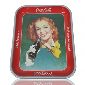 #59974 - 55$ Advertising Coca-Cola tray — “Delicious and refreshing” design #59974 - 55$ Advertising Coca-Cola tray — “Delicious and refreshing” design