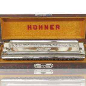 #59893 - Hohner Chromonica harmonica, original case #59893 - Hohner Chromonica harmonica, original case