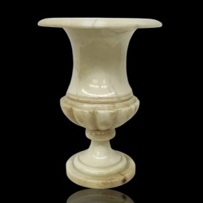 #59872 - Antique alabaster vase, urn lamp #59872 - Antique alabaster vase, urn lamp