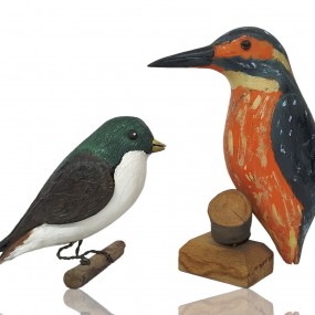 #60011 -  Oiseaux sculptés art populaire, sculptures folk art