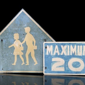 #60004 - 75$ et 55$ Panneaux de signalisation, pancartes décoratives, affiches 