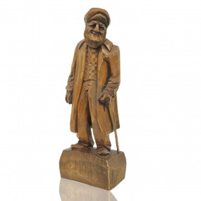 #59996 -  Figure d’homme sculpté, sculpture art populaire 