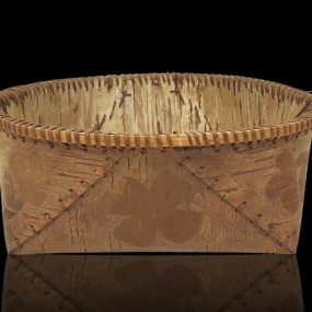 #60006 -  Beau petit panier Autochtone en écorce 