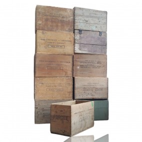#60056 - 22$ ch. Vintage CIL explosive crate, industrial rustic décor