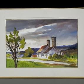 #60055 - 65$ Signed watercolor painting 