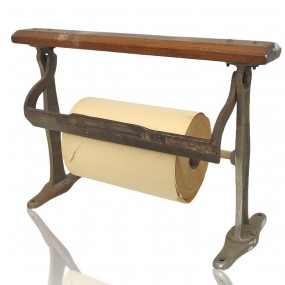 #60241 -  Cast iron & wood paper cutter