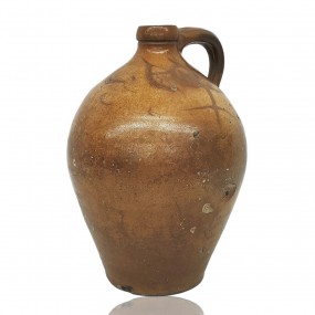 #60353 -  T. Crafts & Co. Ovoid Stoneware Jug from Nashua