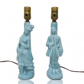#60305 - 45$ ch. Pair of ceramic lamps