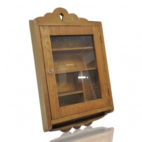 #60389 -  Petit meuble vitré, pharmacie murale avec rangement 