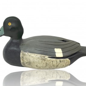 #60409 - 85$ Canard décoratif sculpté en bois, appelant 