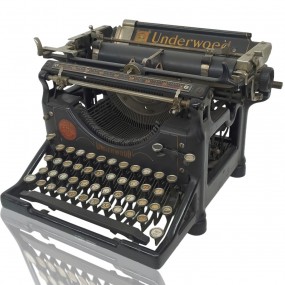 #60414 -  Machine à écrire Underwood, dactylo 