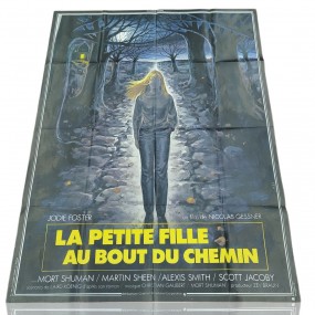 #60406 - 25$ Grande affiche, poster publicitaire du film La petite fille au bout du chemin, annonce de cinéma 