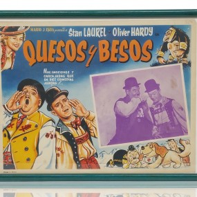 #60390 -  Poster, affiche publicitaire du film Laurel et Hardy, Mexique  
