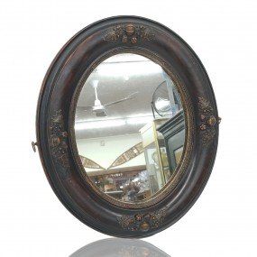 #60416 - 55$ Beau petit miroir mural avec cadre oval 
