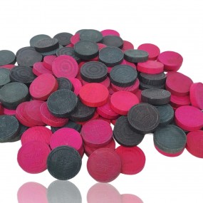 #60449 - Lot of checkerboard checkers #60449 - Lot of checkerboard checkers