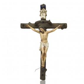 #60452 - 45$ Vintage wall plaster crucifix #60452 - 45$ Vintage wall plaster crucifix