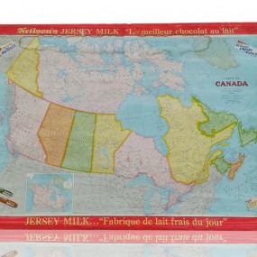 #60489 -  Vintage decorative map 