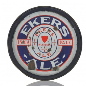 #60502 -  Rare advertising Ekers Ale beer tray 