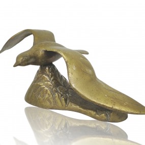 #60678 -  Vintage brass bird ornement 