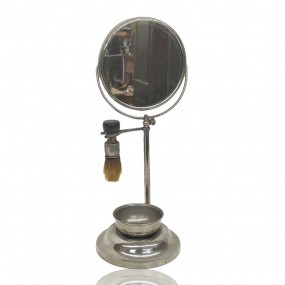 #60749 -  Vintage ajustable pedestal shaving mirror