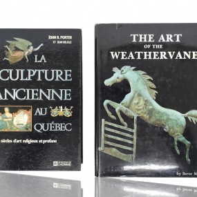 #60754 -  Books, La sculpture ancienne et (The art of the weathervane Sold)