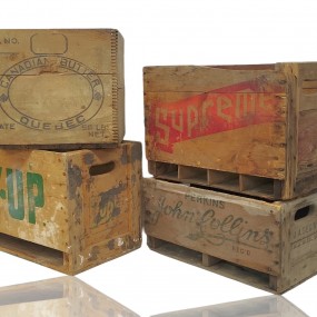 #60735 -  Vintage liquor and butter boxes