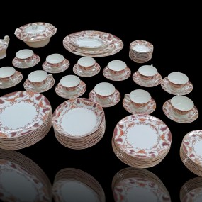 #60750 -  Set of Myott. Son & co. dishes, made in England