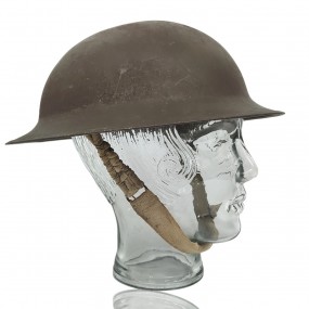 #60878 - 75$ Ancien casque militaire, intérieur manquant, militaria 