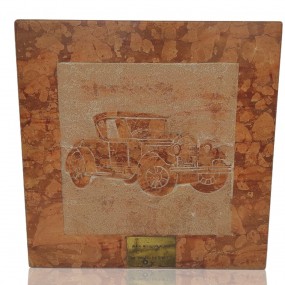 #60908 - Marble plate carved by David Bernett, buick mc laughlin 1026 #60908 - Marble plate carved by David Bernett, buick mc laughlin 1026