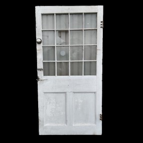 Antique glass door 