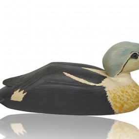 Decorative wooden duck signed Leo Chagnon 