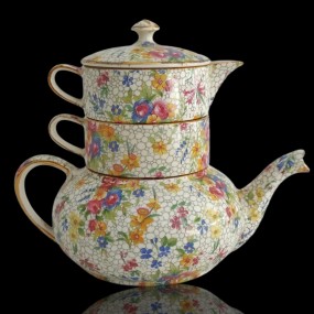 Little Royal Winton porcelain tea pot