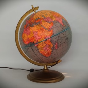 Vintage terrestrial globe
