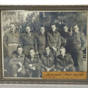 Vintage WW2 military picture, photo 